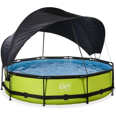 EXIT Lime Pool - Rund - 360x76cm - Grün - Schwimmbecken EXIT Lime Pool - Rund - 360x76cm - Grün - Schwimmbecken