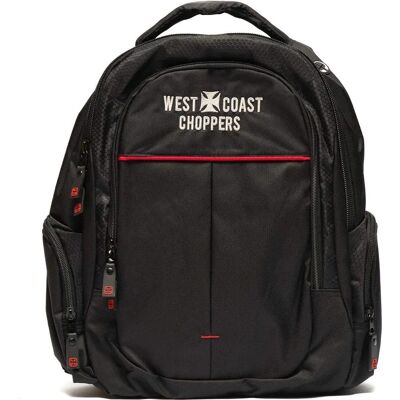 West Coast Choppers Sac à dos unisexe - Sac à dos - Voyage - Noir - Publicité West Coast Choppers Sac à dos unisexe - Sac à dos - Voyage - Noir - Publicité
