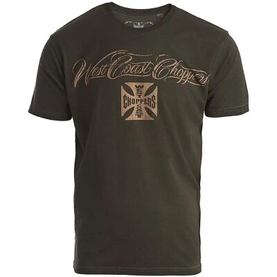 West Coast Choppers Eagle Crest Öl Färben T-Shirt West Coast Choppers Eagle Crest Öl Färben T-Shirt