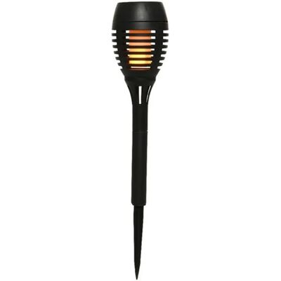 Torcia da Giardino Lumineo Solare Nera - Set da 4 Torcia da Giardino Lumineo Solare Nera - Set da 4