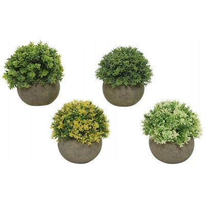 Plante Artificielle Everlands Ø 12 cm Pot en Plastique - Décorative - Publicité Plante Artificielle Everlands Ø 12 cm Pot en Plastique - Décorative - Publicité