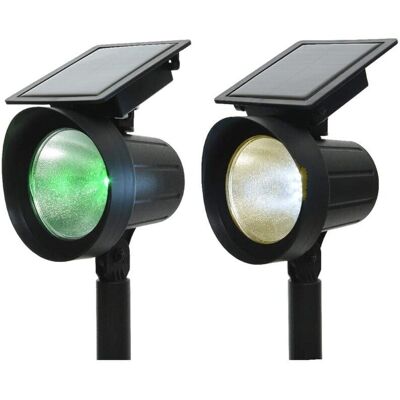 EUROPEAN TOOLS Solar RGB Pfahl-Spotlight - 25 lm, 13x11x42,5 cm EUROPEAN TOOLS Solar RGB Pfahl-Spotlight - 25 lm, 13x11x42,5 cm