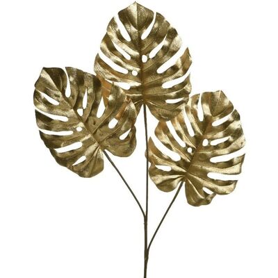 PERAGASHOP - Rama decorativa foglia monstera - Oro PERAGASHOP - Rama decorativa foglia monstera - Oro