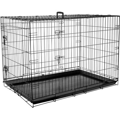 Jaula Metálica para Perros XXL - Segura, Plegable y Portátil Jaula Metálica para Perros XXL - Segura, Plegable y Portátil