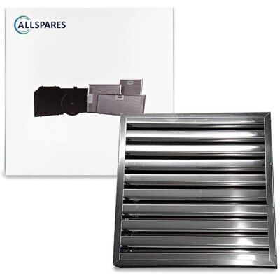 Allspares - E0 Chicane Type B - Acier inoxydable - 400x500 - Filtre - Publicité Allspares - E0 Chicane Type B - Acier inoxydable - 400x500 - Filtre - Publicité