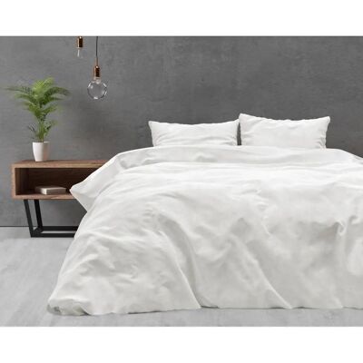 Zestaw Pościeli Velvet Sleeptime - Biały, 200x220, 2 Poszewki Zestaw Pościeli Velvet Sleeptime - Biały, 200x220, 2 Poszewki