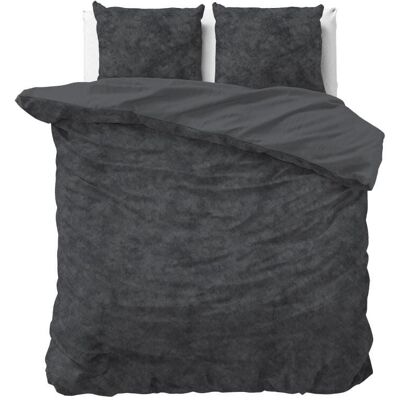 Poszewka z weluru Sleeptime - Antyalergiczna, Szara Poszewka z weluru Sleeptime - Antyalergiczna, Szara