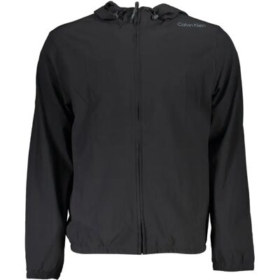 Calvin Klein Sport Schwarzes Kapuzen-Sweatshirt mit Reißverschluss - Bekleidung Activewear Sweatshirts & Hoodies L Calvin Klein Sport Schwarzes Kapuzen-Sweatshirt mit Reißverschluss - Bekleidung Activewear Sweatshirts & Hoodies L