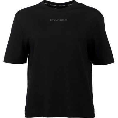 Calvin Klein Sport Schwarzes Relaxed Fit T-Shirt für Damen Calvin Klein Sport Schwarzes Relaxed Fit T-Shirt für Damen