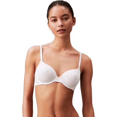 Calvin Klein Leicht gepolsterter Demi-BH (000QF6875E) - weiß Calvin Klein Leicht gepolsterter Demi-BH (000QF6875E) - weiß