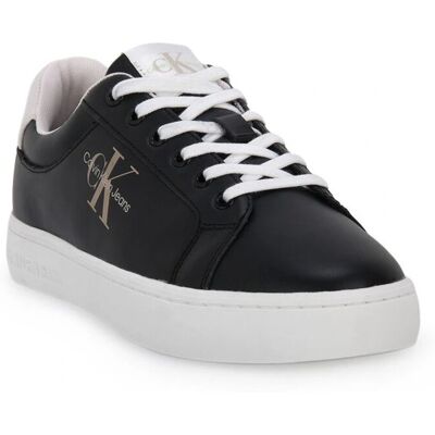 Calvin Klein Jeans Herren Cup Sneaker - Schwarz - Größe UK 10 Calvin Klein Jeans Herren Cup Sneaker - Schwarz - Größe UK 10