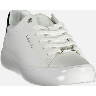 Calvin Klein Aaliyah Weiße Leder Sneakers - Sneakers Calvin Klein Aaliyah Weiße Leder Sneakers - Sneakers