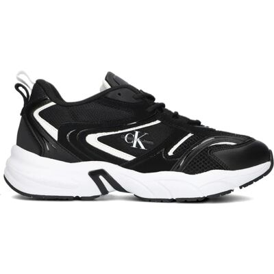 Baskets Calvin Klein - Tennis Rétro - Noir - Style Sportif - Publicité Baskets Calvin Klein - Tennis Rétro - Noir - Style Sportif - Publicité