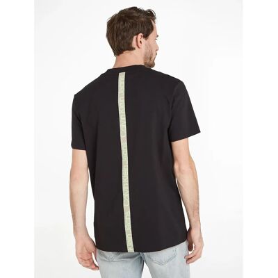 Czarna bawełniana koszulka Calvin Klein Jeans - Koszulka Czarna bawełniana koszulka Calvin Klein Jeans - Koszulka