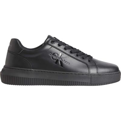 Calvin Klein Jeans Modell YM0YM00681 Schwarze Leder Sportschuhe Calvin Klein Jeans Modell YM0YM00681 Schwarze Leder Sportschuhe