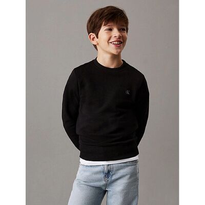 Calvin Klein Jeans Monogram Mini Badge Sweatshirt - Sweatshirt Calvin Klein Jeans Monogram Mini Badge Sweatshirt - Sweatshirt