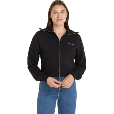 Bluza zip Calvin Klein Jeans Diffused Monologo - Sweter Bluza zip Calvin Klein Jeans Diffused Monologo - Sweter
