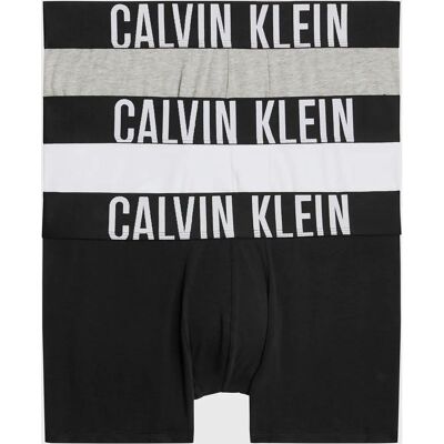 Calvin Klein 3 Pack Underwear Boxer Black Grey White Calvin Klein 3 Pack Underwear Boxer Black Grey White