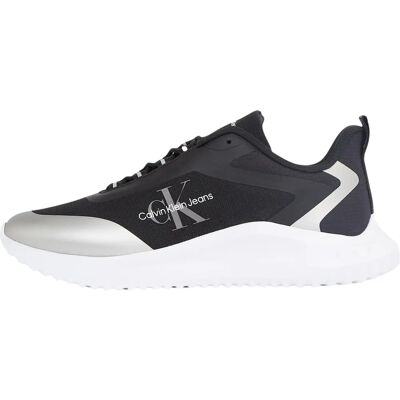 Calvin Klein Eva Runner Bajo Con Cordones - Mujer - Negro Calvin Klein Eva Runner Bajo Con Cordones - Mujer - Negro