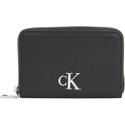 Portfel Calvin Klein Jeans Minimal Monogram Czarny - Portfel Portfel Calvin Klein Jeans Minimal Monogram Czarny - Portfel