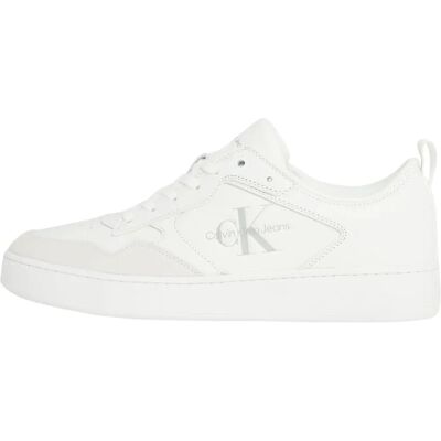 Zapatillas blancas Calvin Klein - Inspiradas en baloncesto - Modelo YM0YM00574 Zapatillas blancas Calvin Klein - Inspiradas en baloncesto - Modelo YM0YM00574