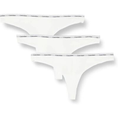 Calvin Klein Tanga 3-pack (000QD5209E) - blanc Calvin Klein Tanga 3-pack (000QD5209E) - blanc