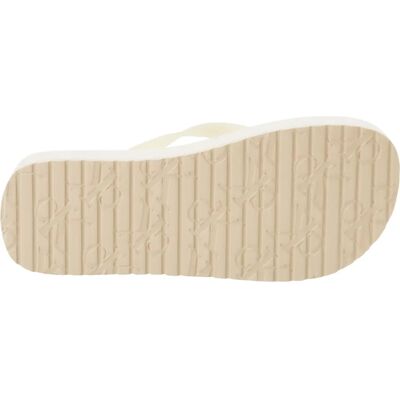 Calvin Klein Strand Sandalen Flatform Monologo YW0YW01617 ecru Calvin Klein Strand Sandalen Flatform Monologo YW0YW01617 ecru