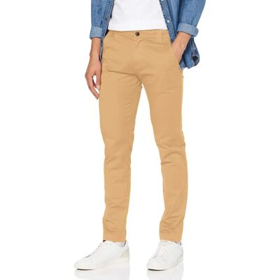Tommy Hilfiger Scanton Slim Flag Patch Chinos (DM0DM09595) - piasek Tommy Hilfiger Scanton Slim Flag Patch Chinos (DM0DM09595) - piasek