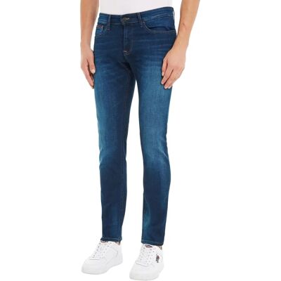 Tommy Hilfiger Scanton Jeans - Man Scanton aspen mörkblå stretch Tommy Hilfiger Scanton Jeans - Man Scanton aspen mörkblå stretch