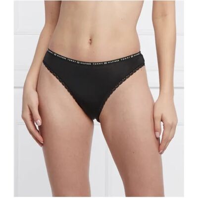 Tommy Hilfiger Chiloți Negri din Microfibră cu Dantelă - Lenjerie Tommy Hilfiger Chiloți Negri din Microfibră cu Dantelă - Lenjerie