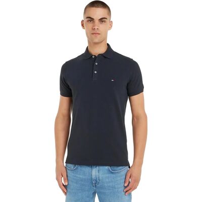 Tommy Hilfiger Kolekcja 1985 Striped Slim Fit Polo (MW0MW17771) - niebo pustynne Tommy Hilfiger Kolekcja 1985 Striped Slim Fit Polo (MW0MW17771) - niebo pustynne