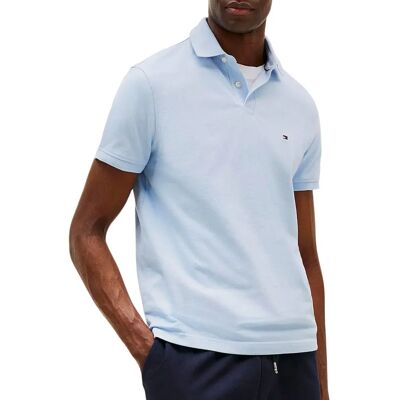 Tommy Hilfiger Polo Regular Fit 1985 (MW0MW17770) - bleu aéré Tommy Hilfiger Polo Regular Fit 1985 (MW0MW17770) - bleu aéré