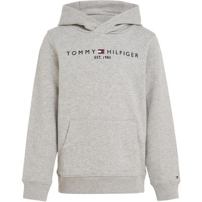 Eko-bawełniana Szara Bluza z Kapturem Tommy Hilfiger - Bluzy Eko-bawełniana Szara Bluza z Kapturem Tommy Hilfiger - Bluzy