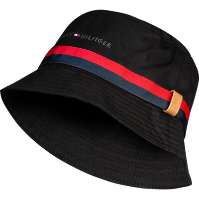 Tommy Hilfiger Tape AM0AM082710GJ - Sonnenhut - Schwarz Tommy Hilfiger Tape AM0AM082710GJ - Sonnenhut - Schwarz