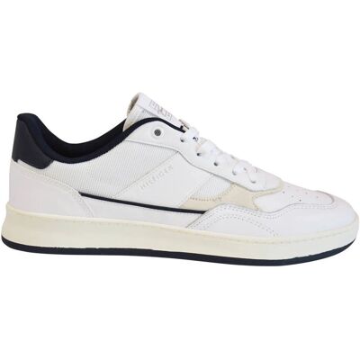 Tommy Hilfiger Retro Court Baskets - Toute l'année Hommes Blanc - Publicité Tommy Hilfiger Retro Court Baskets - Toute l'année Hommes Blanc - Publicité