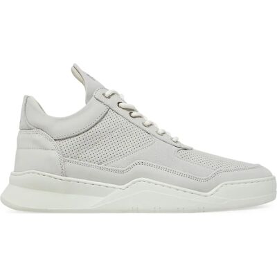 Filling Pieces Ghost Panel Low Top Turnschuhe - Unisex - All White Filling Pieces Ghost Panel Low Top Turnschuhe - Unisex - All White