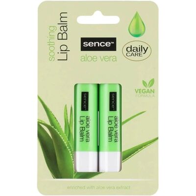 Sence Beauty Lippenbalsam Aloe Vera Doppelpack - Lippenpflege Sence Beauty Lippenbalsam Aloe Vera Doppelpack - Lippenpflege