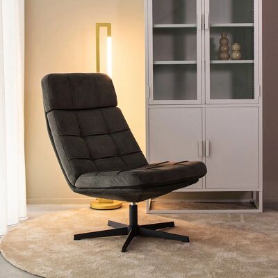 LABEL51 - Alvar - Antraciet Cosmo - Draaifauteuil LABEL51 - Alvar - Antraciet Cosmo - Draaifauteuil