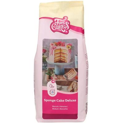 Mélange de Gâteau Éponge Funcakes - Moelleux, Vanille, 1kg - Préparation pour Gâteaux - Publicité Mélange de Gâteau Éponge Funcakes - Moelleux, Vanille, 1kg - Préparation pour Gâteaux - Publicité