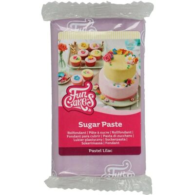 Fondant violet pastel Funcakes - 250 g - Publicité Fondant violet pastel Funcakes - 250 g - Publicité