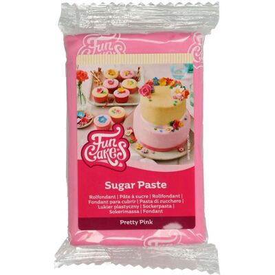 Funcakes Fondant Pretty Pink - Fondant, Goût Vanille, 250g - Publicité Funcakes Fondant Pretty Pink - Fondant, Goût Vanille, 250g - Publicité