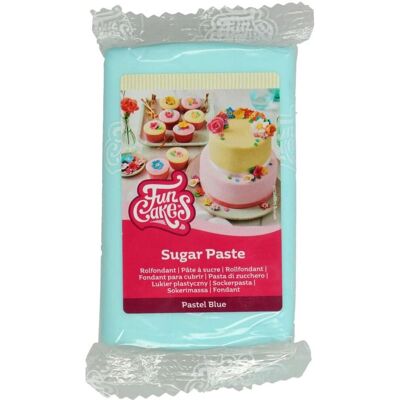 FunCakes - Fondant - Bleu pastel - 250 g - Pâte à sucre - Publicité FunCakes - Fondant - Bleu pastel - 250 g - Pâte à sucre - Publicité