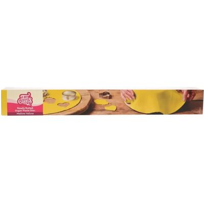 Funcakes - Mellow Yellow - jaune - roulé - Fondant - Publicité Funcakes - Mellow Yellow - jaune - roulé - Fondant - Publicité