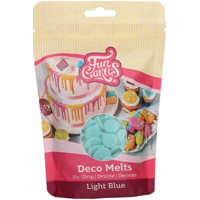Funcakes Vaaleansininen Deco Melts - Leivonnaisten Koristelu Funcakes Vaaleansininen Deco Melts - Leivonnaisten Koristelu