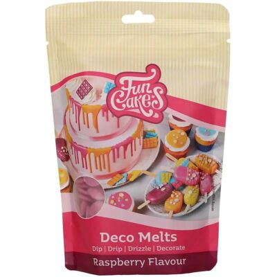 Funcakes Deco Melt Vadelman Maku - 250 g - Leivontakoristelu Funcakes Deco Melt Vadelman Maku - 250 g - Leivontakoristelu