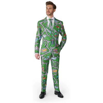 Opposuits Confetti Balloons Marineblå Kostume - Dragt Opposuits Confetti Balloons Marineblå Kostume - Dragt