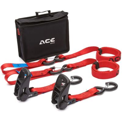 Acebikes Ratsche Premium 2er Motorrad-Sicherung Spanngurte Acebikes Ratsche Premium 2er Motorrad-Sicherung Spanngurte