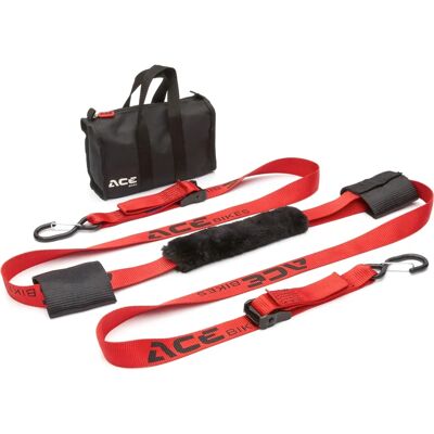 Acebikes Motorrad-Transportgurt - 360cm, Rot, Sicherheit Acebikes Motorrad-Transportgurt - 360cm, Rot, Sicherheit