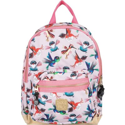 Pick & Pack Sac à Dos Oiseaux - Rose, Modèle 1 - Enfants & Adultes - Publicité Pick & Pack Sac à Dos Oiseaux - Rose, Modèle 1 - Enfants & Adultes - Publicité