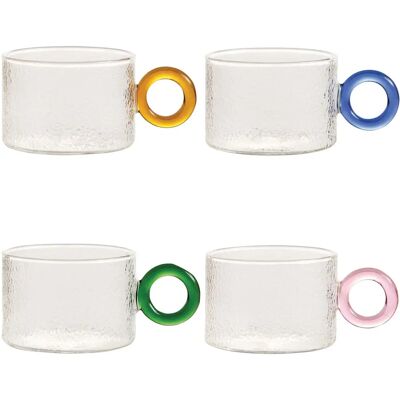 Klevering Chiquito Tasse Multicolore - Verre - Publicité Klevering Chiquito Tasse Multicolore - Verre - Publicité
